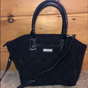 Vera Bradley Black Satchel Bag